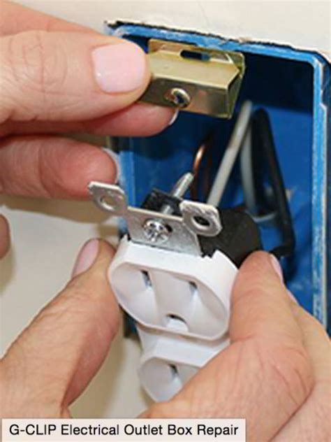 electrical outlet box screws stripped|repair stripped plastic electrical box.